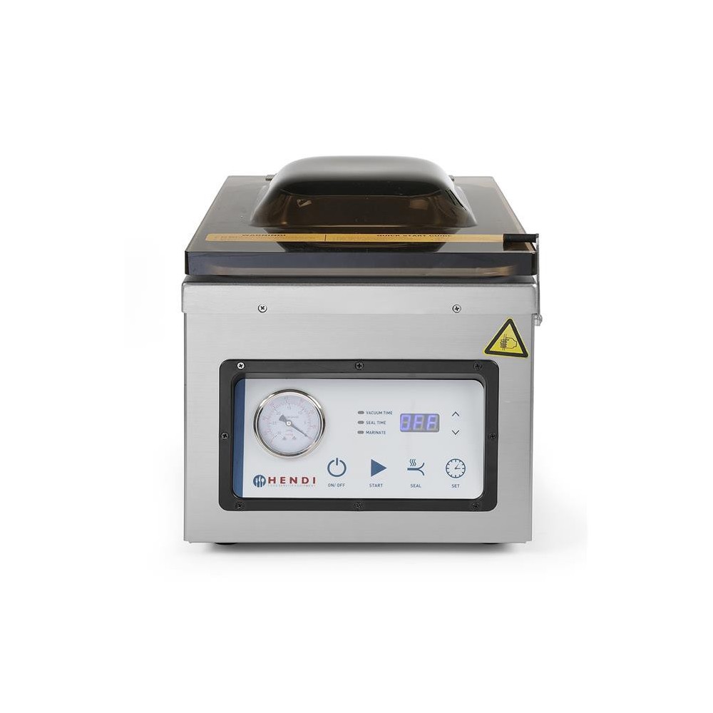 Pakowarka próżniowa - komorowa 260, HENDI, Profi Line, Listwa zgrzewająca 260 mm, 240V/1000W, 330x480x(H)361mm