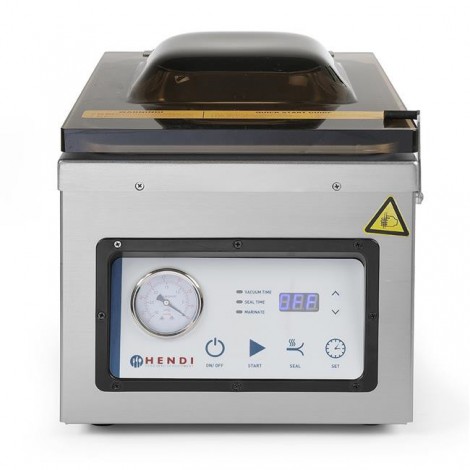 Pakowarka próżniowa - komorowa 260, HENDI, Profi Line, Listwa zgrzewająca 260 mm, 240V/1000W, 330x480x(H)361mm