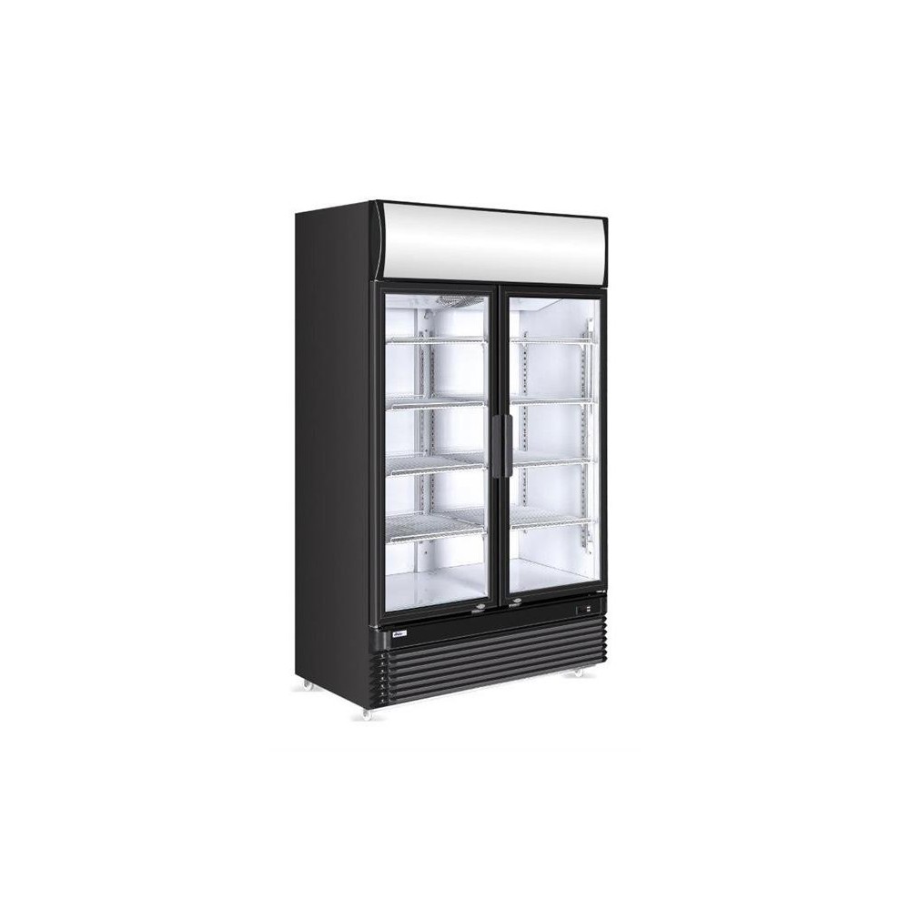 Witryna chłodnicza z podświetlanym panelem 2-drzwiowa 750 l 