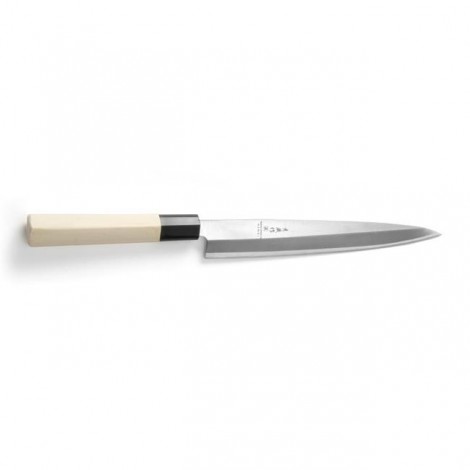 Nóż japoński Sashimi, HENDI, jasne drewno, (L)375mm