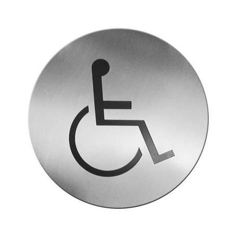 Tabliczka informacyjna samoprzylepna - miejsce przystosowane dla niepełnosprawnych  