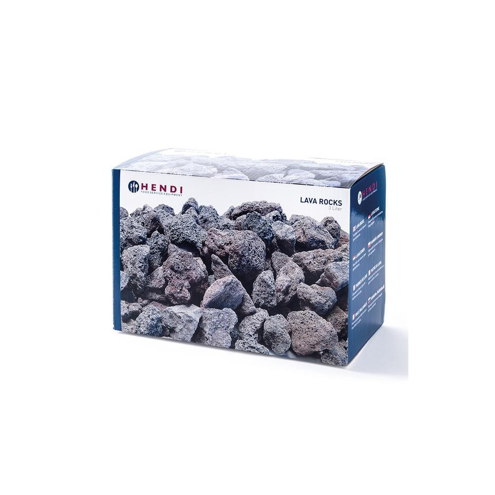 Kamień lawowy, HENDI, pudełko