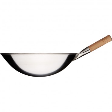 Patelnia wok, stal polerowana, ø 400 mm