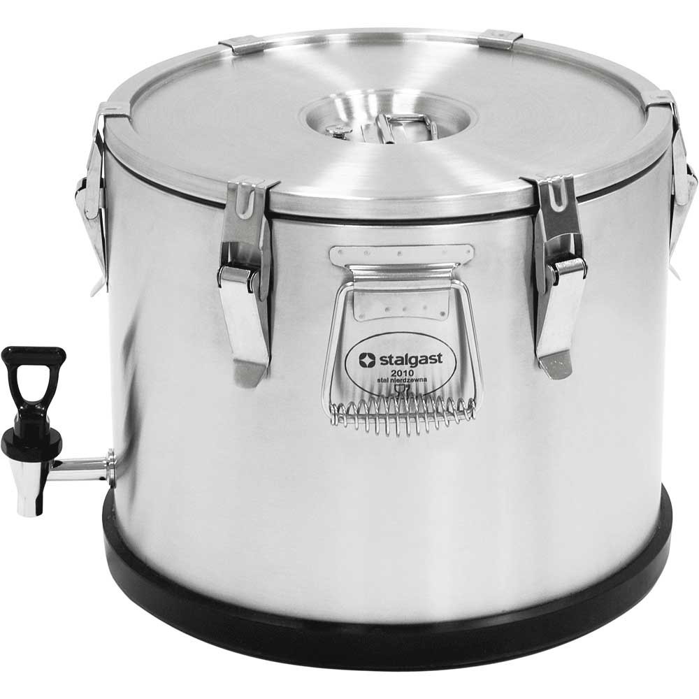 termos stalowy z kranem, V 25 l