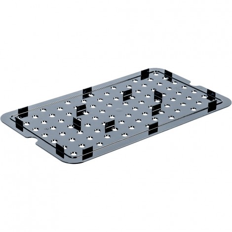 Ociekacz z poliwęglanu, czarny, do pojemnika GN 1/1