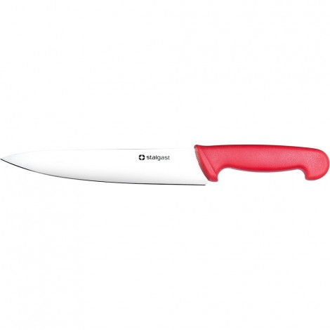 Nóż kuchenny, HACCP, czerwony, L 220 mm