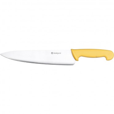 Nóż kuchenny, HACCP, żółty, L 250 mm