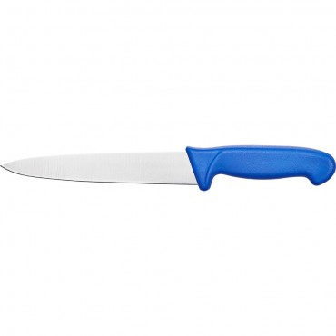 Nóż do krojenia, HACCP, niebieski, L 180 mm