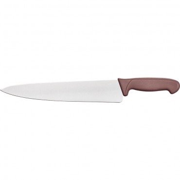Nóż kucharski, HACCP, brązowy, L 250 mm