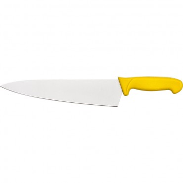 Nóż kucharski, HACCP, żółty, L 260 mm