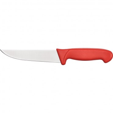 Nóż uniwersalny, HACCP, czerwony, L 150 mm