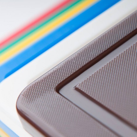 deska do krojenia, brązowa, HACCP, GN 1/1