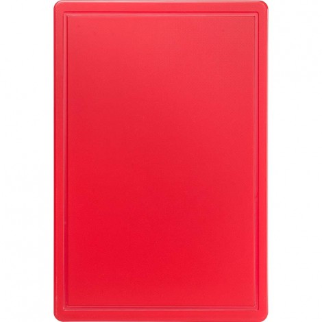 Deska do krojenia HACCP, 600x400x18 mm czerwona