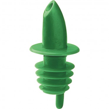 Korek z rurką plastikowy zielony
