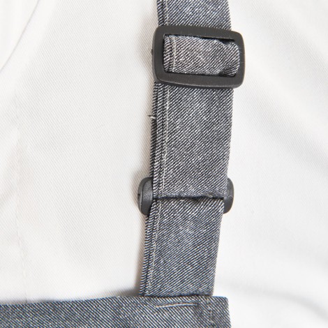 fartuch, szary melanż