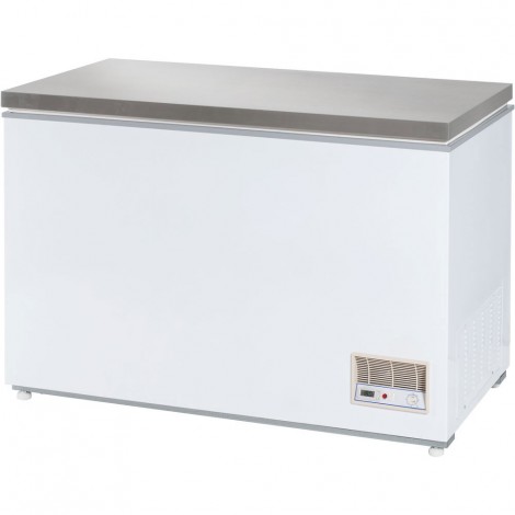 Zamrażarka skrzyniowa z pokrywą ze stali nierdzewnej, V 312 l