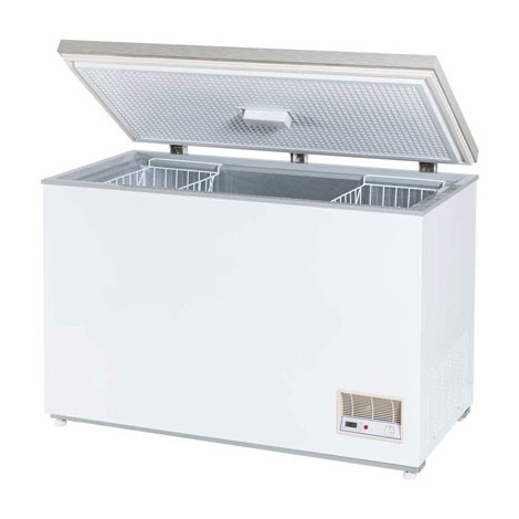 Zamrażarka skrzyniowa z pokrywą ze stali nierdzewnej, V 312 l