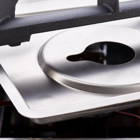 kuchnia gazowa z piekarnikiem elektrycznym, 4-palnikowa, P 20.5+7 kW, U G20