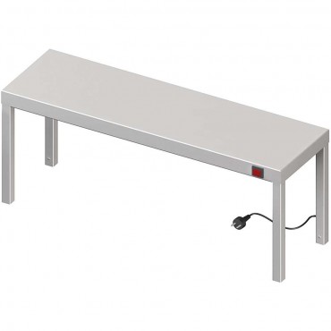 Nadstawka grzewcza na stół pojedyncza 1200x300x400 mm