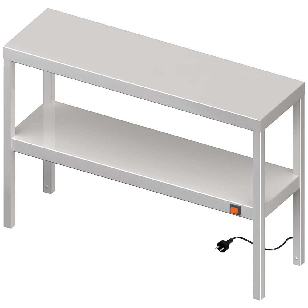 Nadstawka grzewcza na stół podwójna  1300x400x700 mm