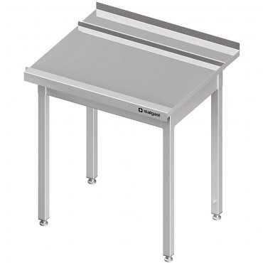 Stół wyładowczy(P), bez półki do zmywarki SILANOS 800x760x900 mm skręcany