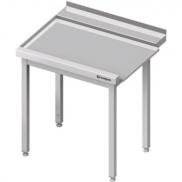 Stół wyładowczy(L), bez półki do zmywarki SILANOS 900x760x900 mm skręcany