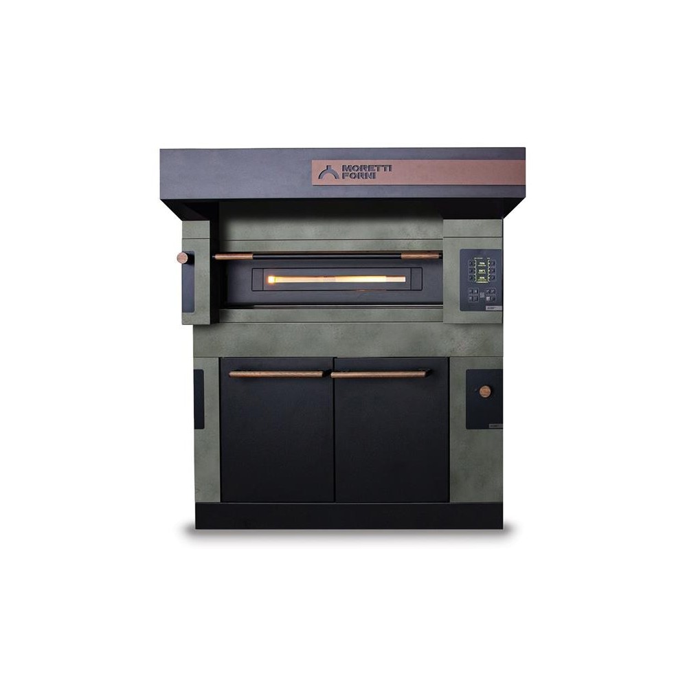 Piec jednokomorowy S120 Icon z okapem i komorą rozrostu nawilżaną H900mm