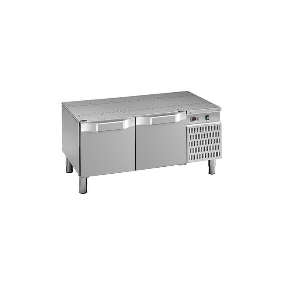 Podstawa chłodnicza pod urządzenia stołowe, linia DominaPro 700, 1200x700x600 mm, 2 drzwi