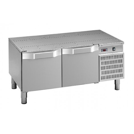 Podstawa chłodnicza pod urządzenia stołowe, linia DominaPro 700, 1200x700x600 mm, 2 drzwi