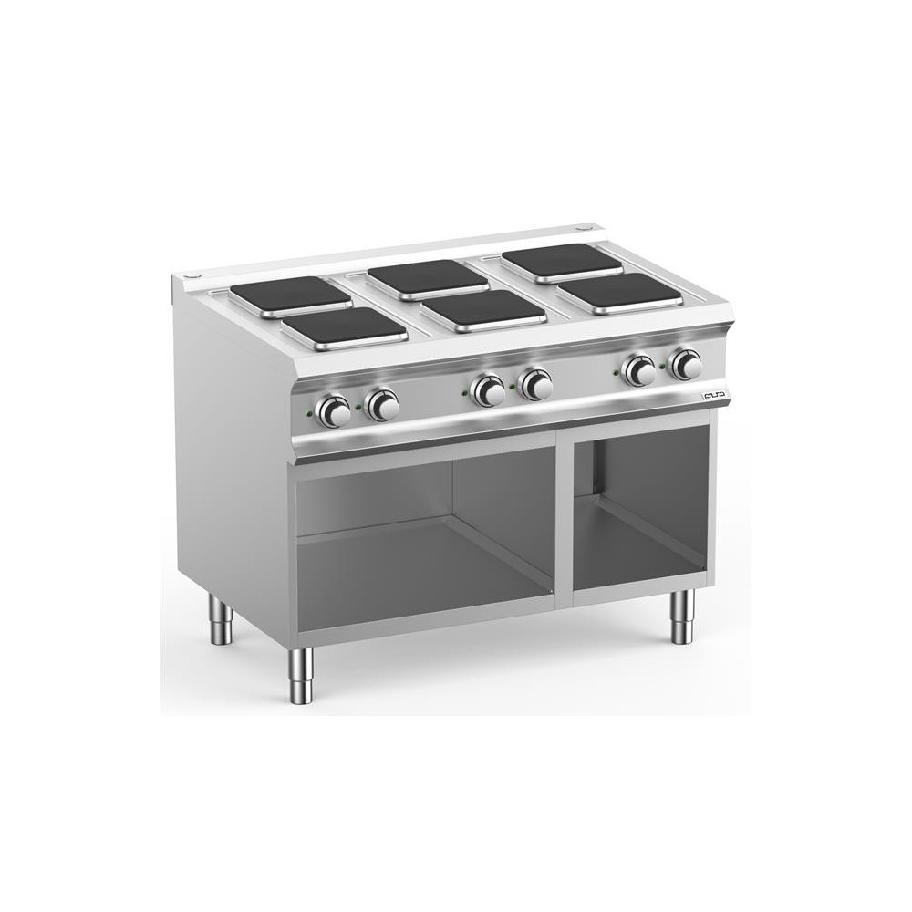 Kuchnia elektryczna- 6 płytowa na podstawie, linia DominaPro 700