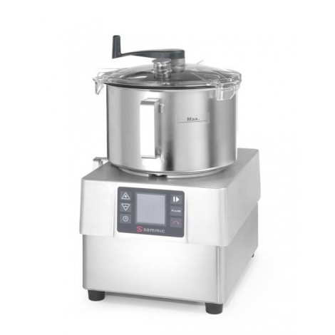 Kuter-emulgator KE-5V z elektronicznym panelem graficznym, Sammic, 5,5L, 230V/1500W, 286x387x(H)487mm