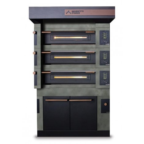 Piec trzykomorowy S105 Icon z okapem i komorą rozrostu nawilżaną H700mm