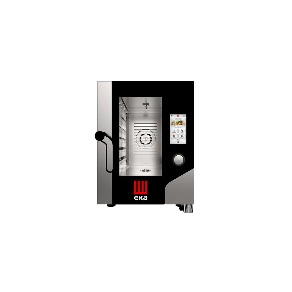Piec konwekcyjno-parowy Millennial Touch Screen Gastro Compact 6×GN 1/1 – elektryczny, Tecnoeka, 400V/7800W, 500x930x(H)700mm