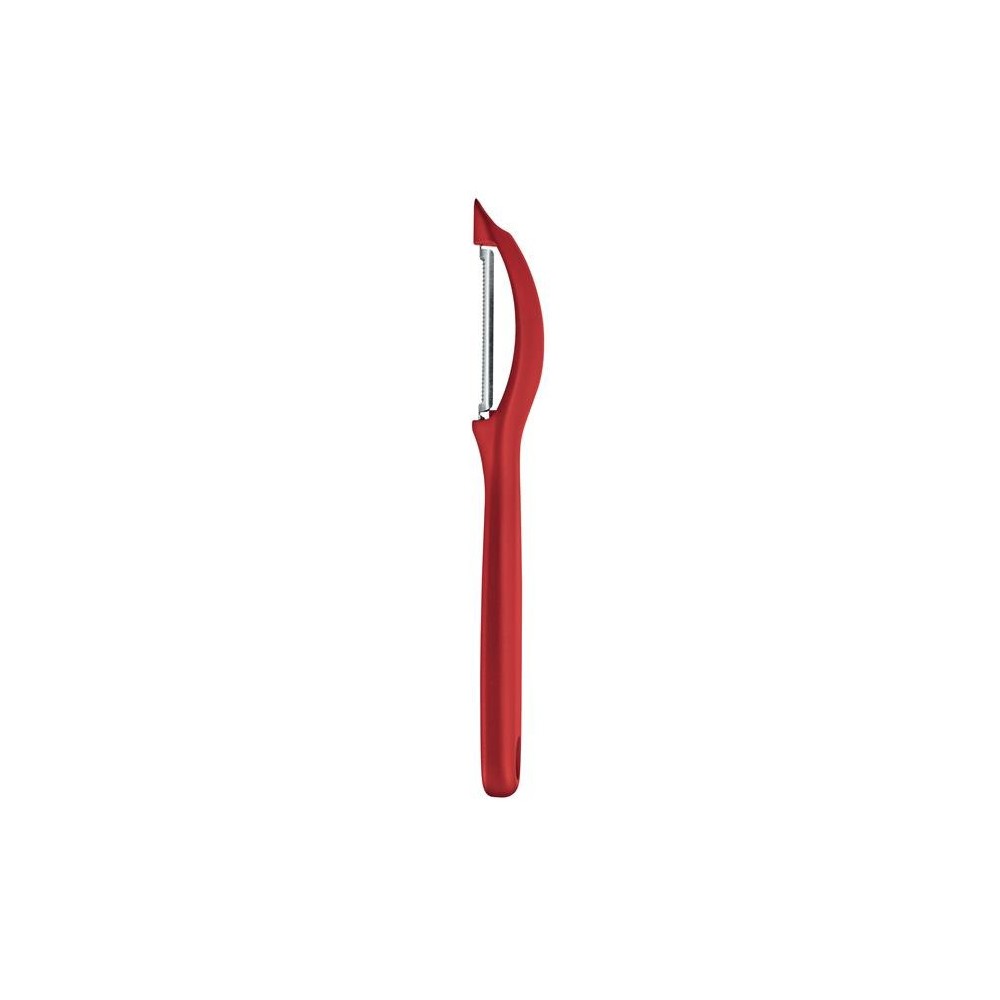 Victorinox Swiss Classic Obieraczka uniwersalna, ząbkowane ostrze, czerwona