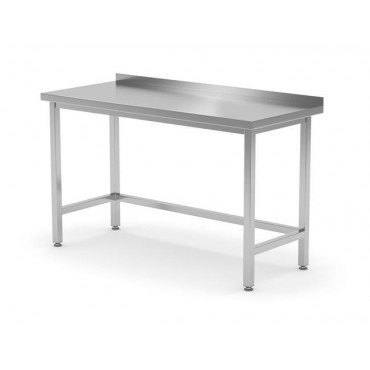 Stół przyścienny wzmocniony bez półki - spawany, o wym. 1400x600x850 mm