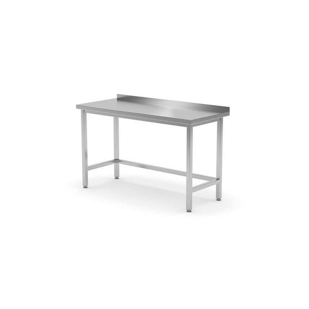 Stół przyścienny wzmocniony bez półki - spawany, o wym. 1000x600x850 mm