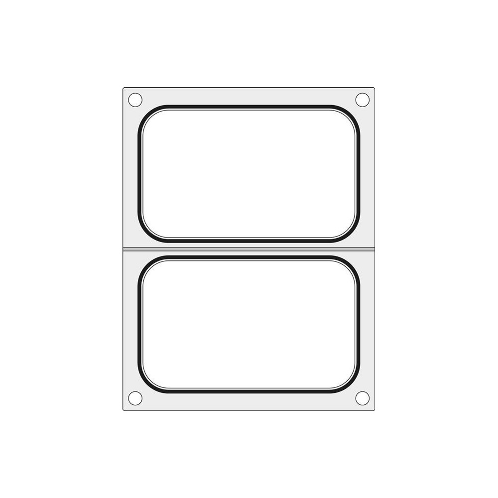 Matryca do zgrzewarki Duni DF10 na dwie tacki 178x113 mm