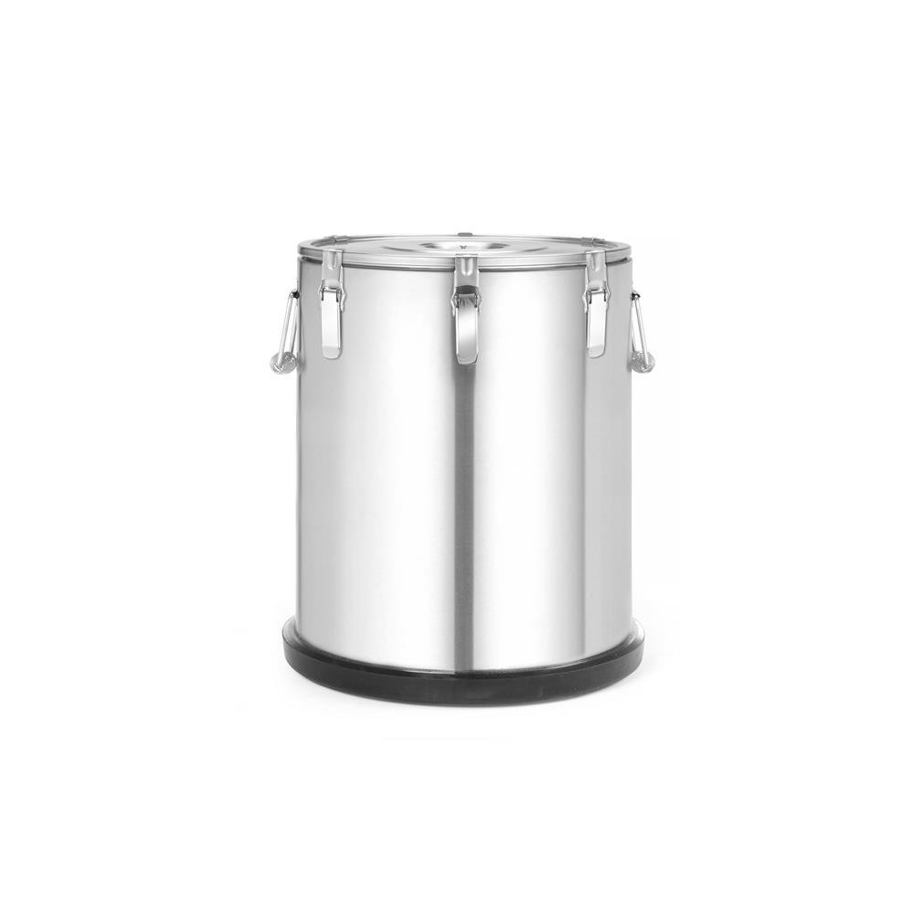 Termos ze stali nierdzewnej do transportu żywności, HENDI, Kitchen Line, 15 l, 15L, srebrny, fi.300x(H)340mm