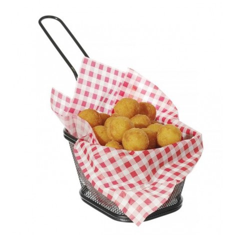 Papier pergaminowy do frytek i przekąsek, HENDI, kratka, 500 szt., 306x305mm