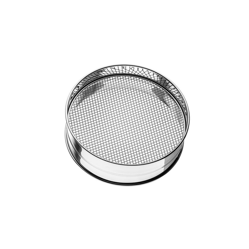 Sito do przesiewania mąki , O300x(H)100 mm, dziurki 0,5x0,5 mm