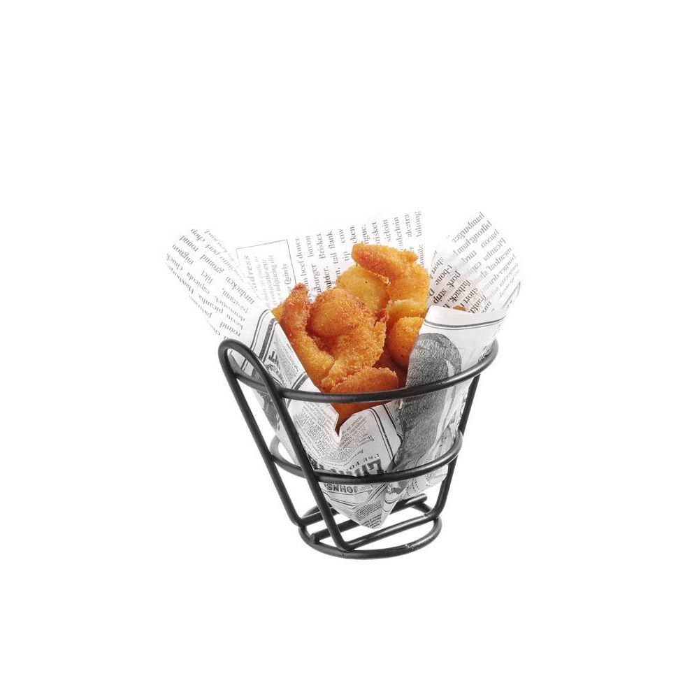 Koszyk na smażone przekąski, HENDI, fi.115x(H)100mm