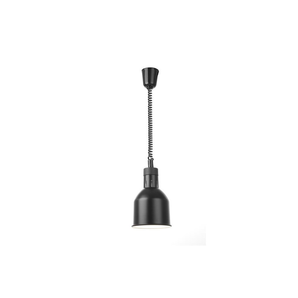Lampa do podgrzewania potraw- wisząca, cylindryczna średnica 175x(H)250, czarna
