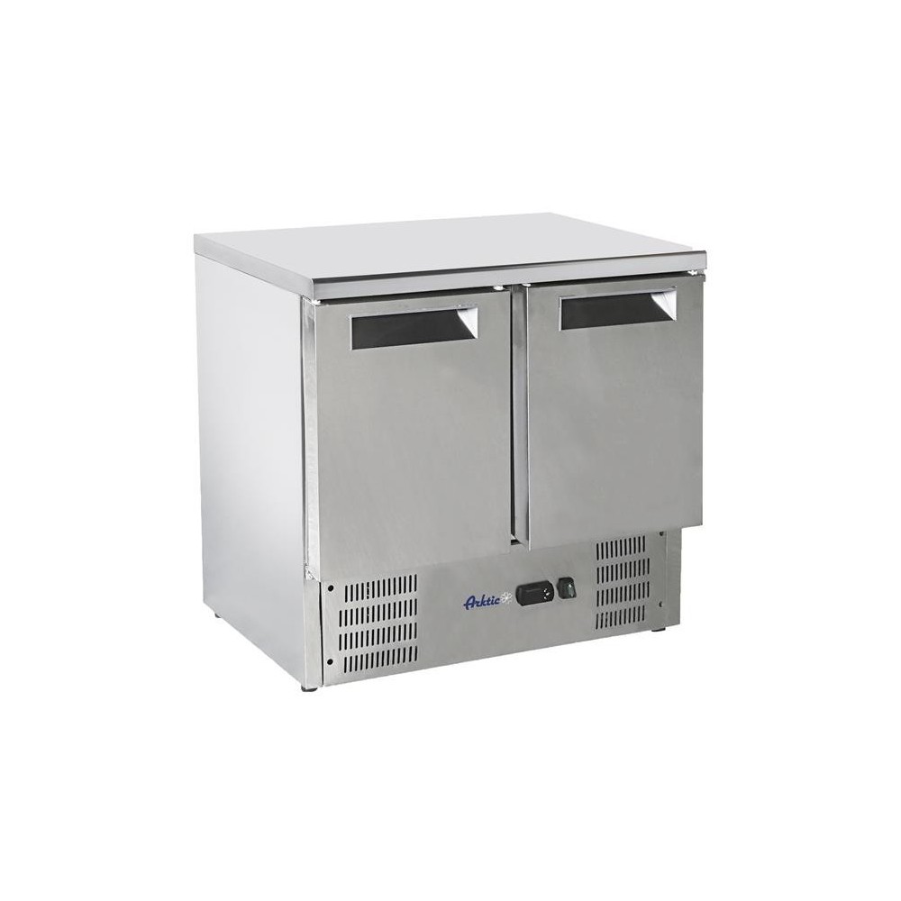 Stół chłodniczy z blatem roboczym ze stali nierdzewnej, Arktic, stół chłodniczy, 247L, 900x700x(H)850mm