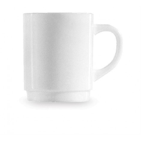 Kubek Restaurant, Arcoroc, 290 ml, 0,29L, biały, 6 szt., fi.79x(H)90mm