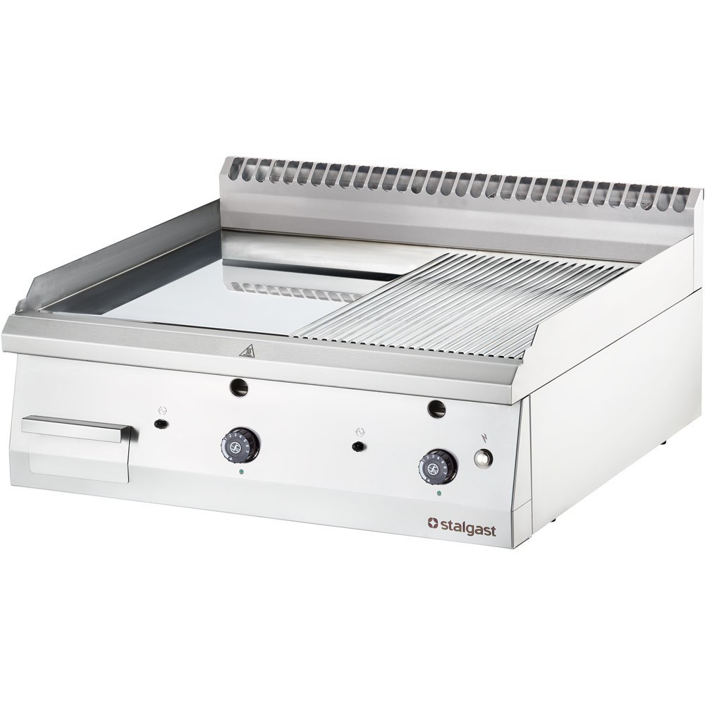 płyta grillowa gazowa, chromowana, gładko-ryflowana, P 13 kW, U 230 V G30