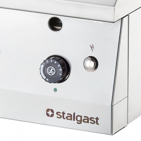 płyta grillowa gazowa, chromowana, gładko-ryflowana, P 13 kW, U 230 V G30