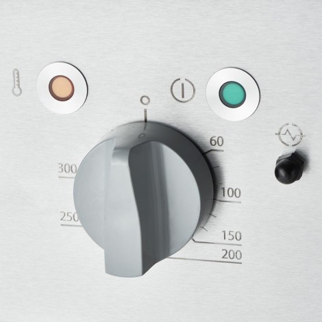 płyta grillowa elektryczna, wolnostojąca, ryflowana, P 8.1 kW, U 400 V