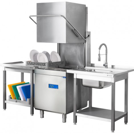 zmywarko wyparzarka, kapturowa, dozownik płynu myjącego, P 10.8 kW, U 400 V