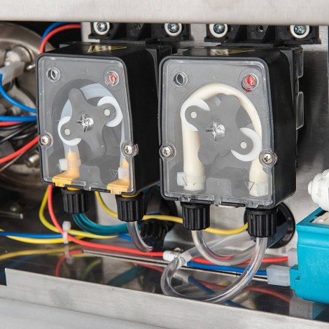 zmywarko wyparzarka z podstawą, uniwersalna, 4.9/3.4 kW, 400/230 V
