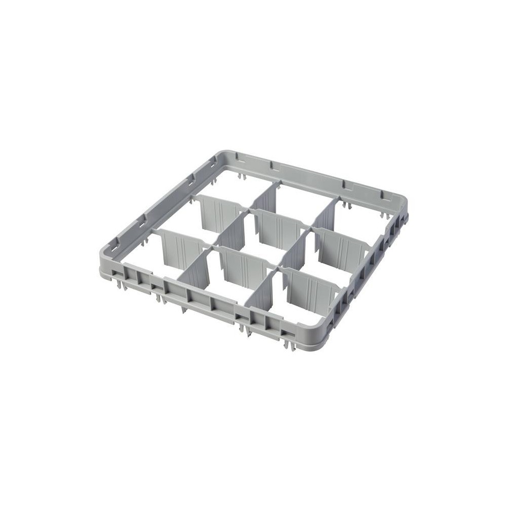 Nadstawka do koszy CAMBRO FULL DROP 500×500 mm szara, model E1 36 przegródek